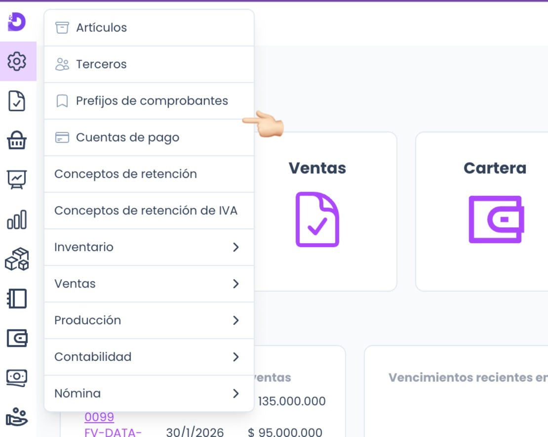Estructura operativa en Datak